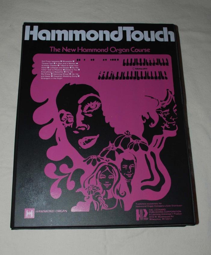 1970's Hammond Touch New Organ Full Course 2 Groovy Sheet Music Guides Template
