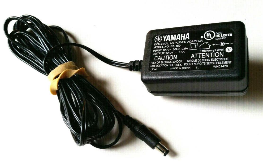Yamaha External AC Power Adapter PA-150 Supply OEM YPG-225 DGX-220 YDD-60 DD-65