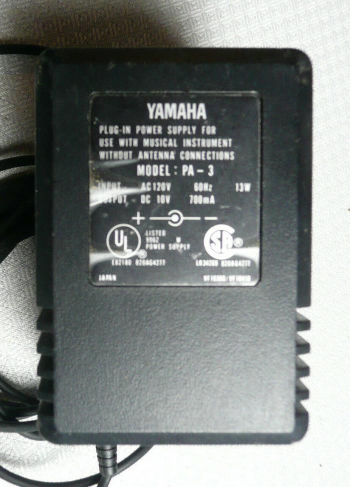 Original OEM Yamaha PA-3 Power Adaptor 10V / 700mA Output