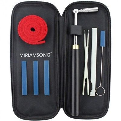 Piano Tuner Kit Tools Temperament Strip Rubber Wedge Mute Wrench Hammer Case