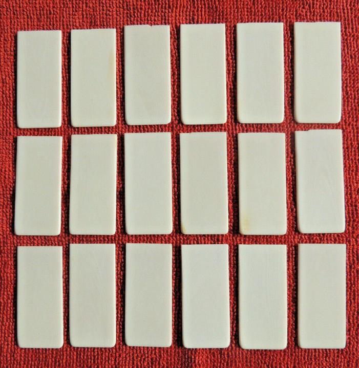 18 Vintage / Antique Piano Key Tops Great Used Condition Lot 11