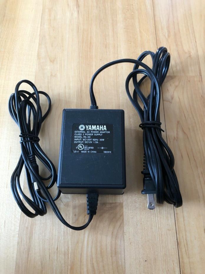 Genuine Yamaha PA-5D External AC Power Supply Adaptor - Used