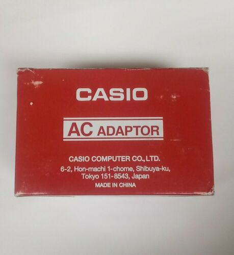 Casio AD-12MLA (U) OEM Original AC Power Adapter AD12M3 For Keyboard CTK WK PX