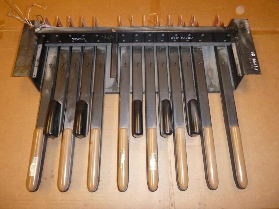 One Octave Organ (13 notes) bass pedal board for MIDI Project
