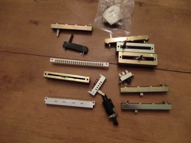Lot vintage synth parts moog s trigger arp roland sliders yamaha no reserve