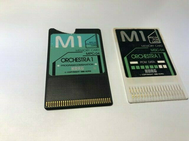 korg MPC-04 & MSC-04 Orchestra1 for M1 M1R T3 Synthesizer Used