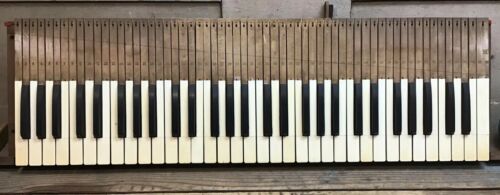 Vintage United States Organ Co. Keyboard Keys 1-62 Organ Marked #8812