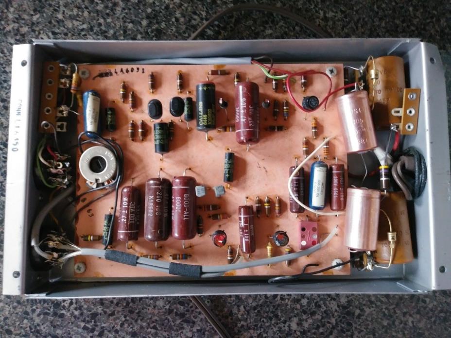 Vintage Conn Tube Organ Board w/ GOOD-ALL and Callins Capacitors.47 .27 100, 250