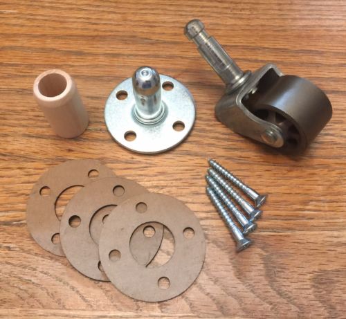 Piano Caster/Wheel for Spinet/Console Back/Rear Vertical