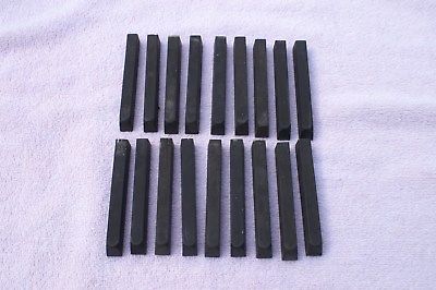 antique genuine ebony piano keys