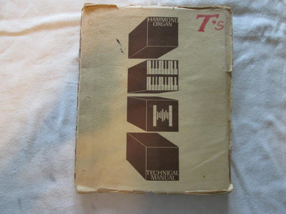 Vintage Hammond Organ Manual Models T-SERIES (SEVEN MODELS)