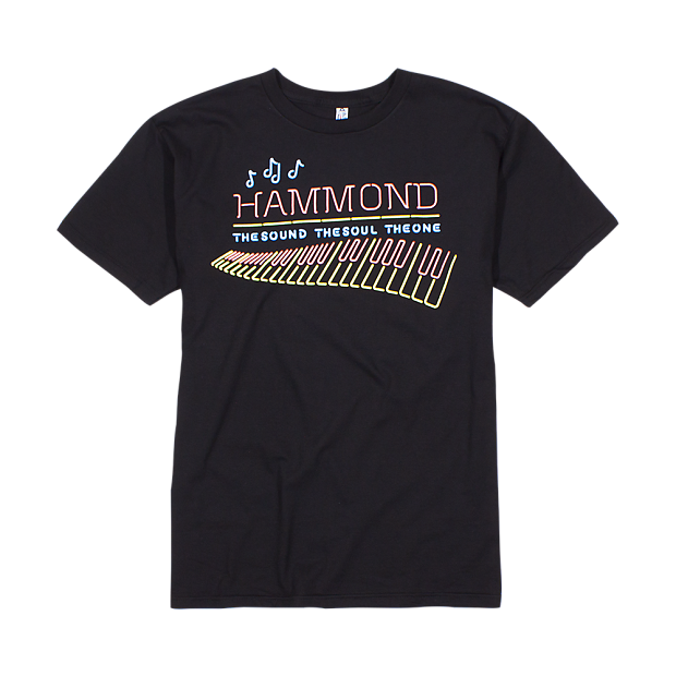 Hammond Organ Neon T Shirt (size Small)