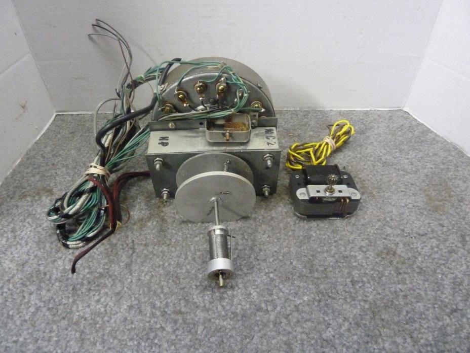 Hammond organ vibrato scanner, run motor and start motor