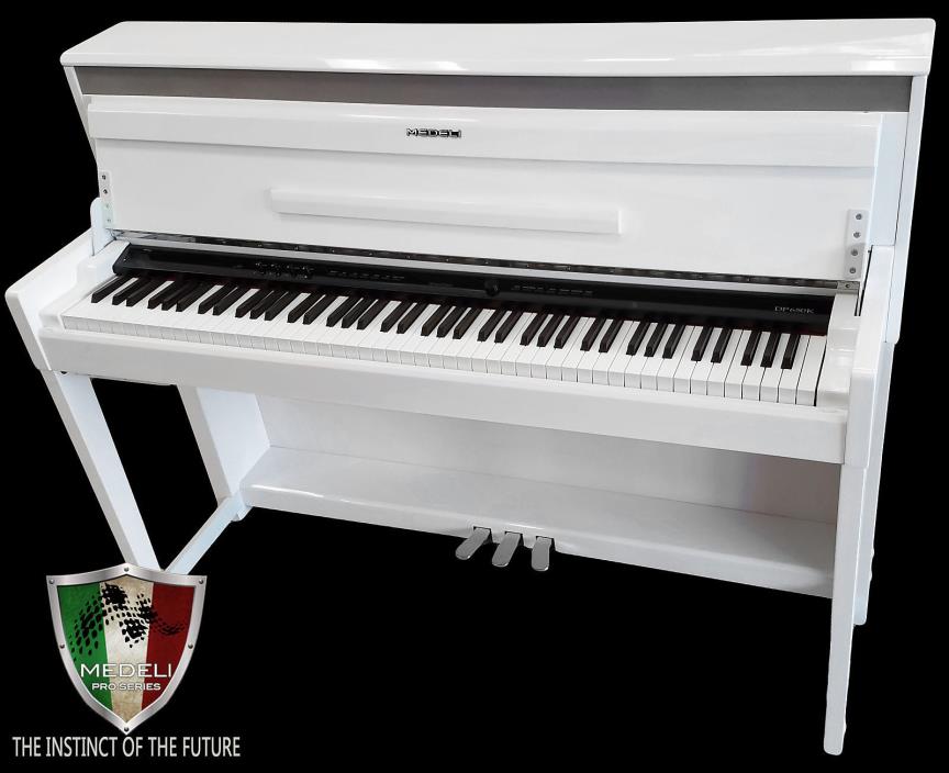 Medeli DP650K Digital Piano White Polish