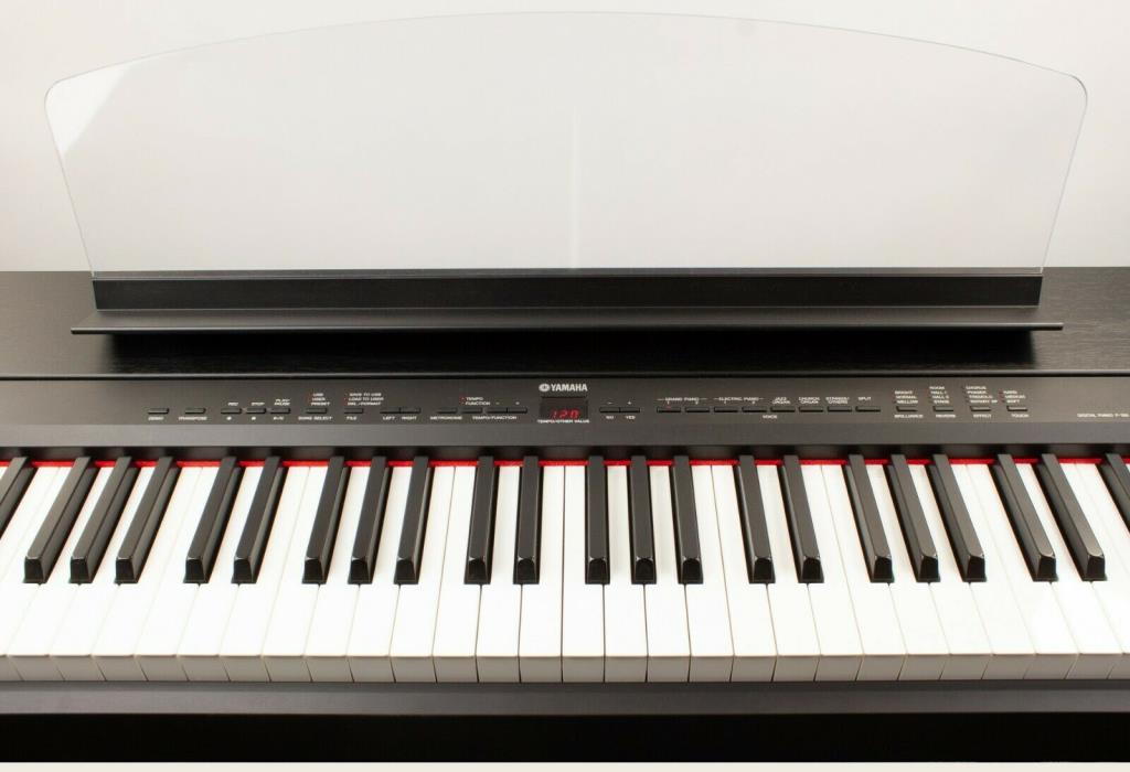 Yamaha P-155 B Digital Piano w/ Stand, Seat, Sustain Pedal, Music Rest, Manual