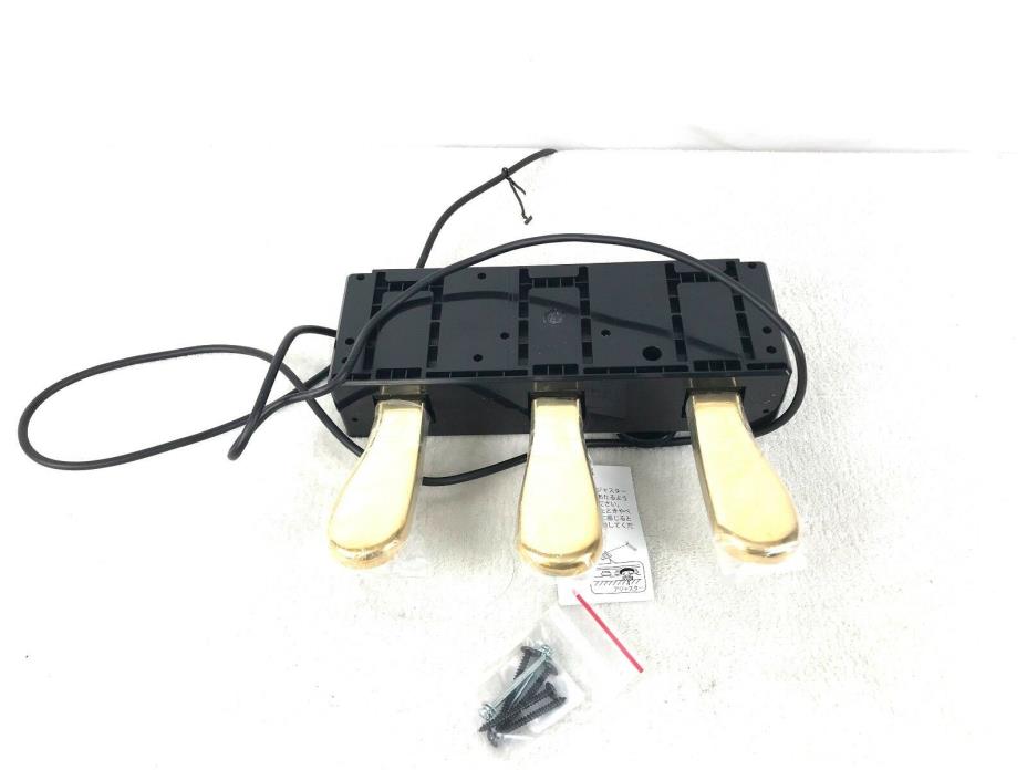 3 Gold Foot Pedal Set Roland RP501R Digital Piano OEM Replacement Part