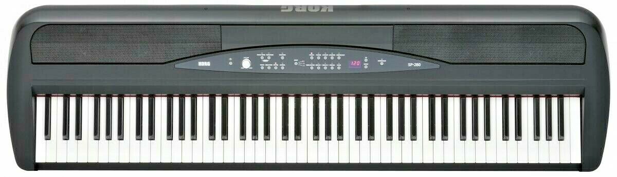Korg SP-280 Digital Piano with foot pedal and stand