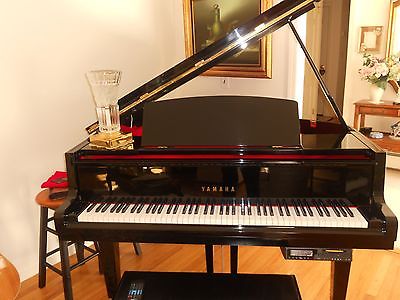 Yamaha GH1 Ebony Baby Grand Piano PLAYER pianodisc 128