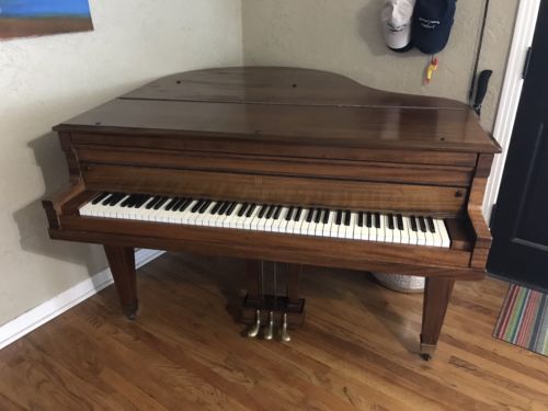 BABY GRAND & Bench-Whitney-by Kimball Co. 1924. Tuned Amazing Crisp Sound