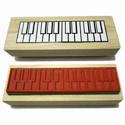 Two Acoustic & Classical Guitar Parts Octave Piano Fingering Rubber Stamp