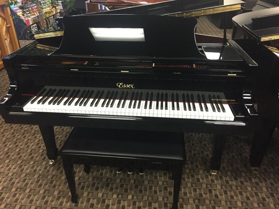 Essex EGP155 Baby Grand Piano Polished Ebony