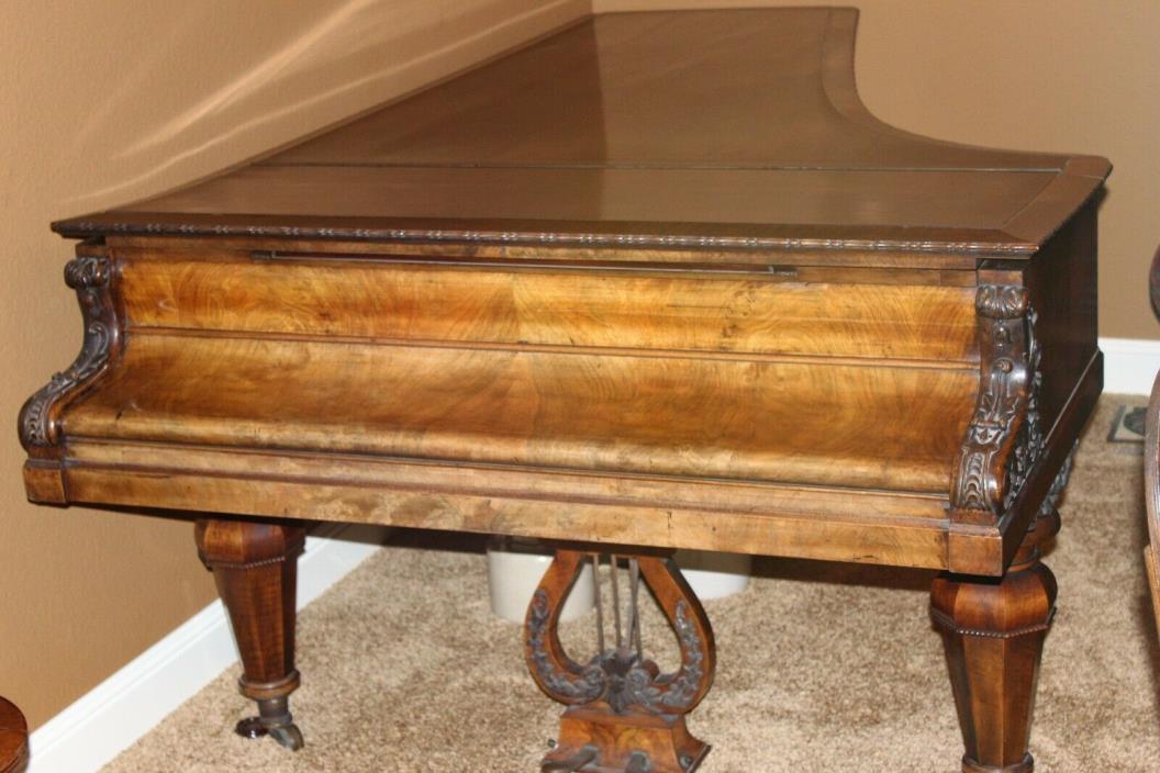 Gorgeous 1860 Schiedmayer & Soehne Grand Piano
