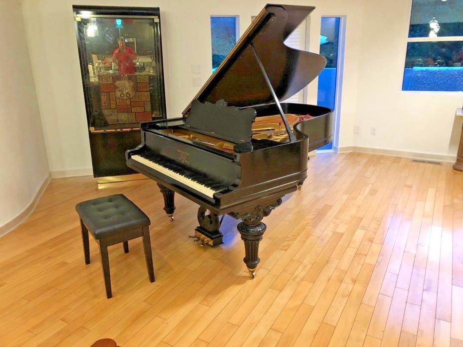 STEINWAY B GRAND PIANO- ART CASED VICTORIAN B IN EXCELLENT CONDITION! FREE DEL!