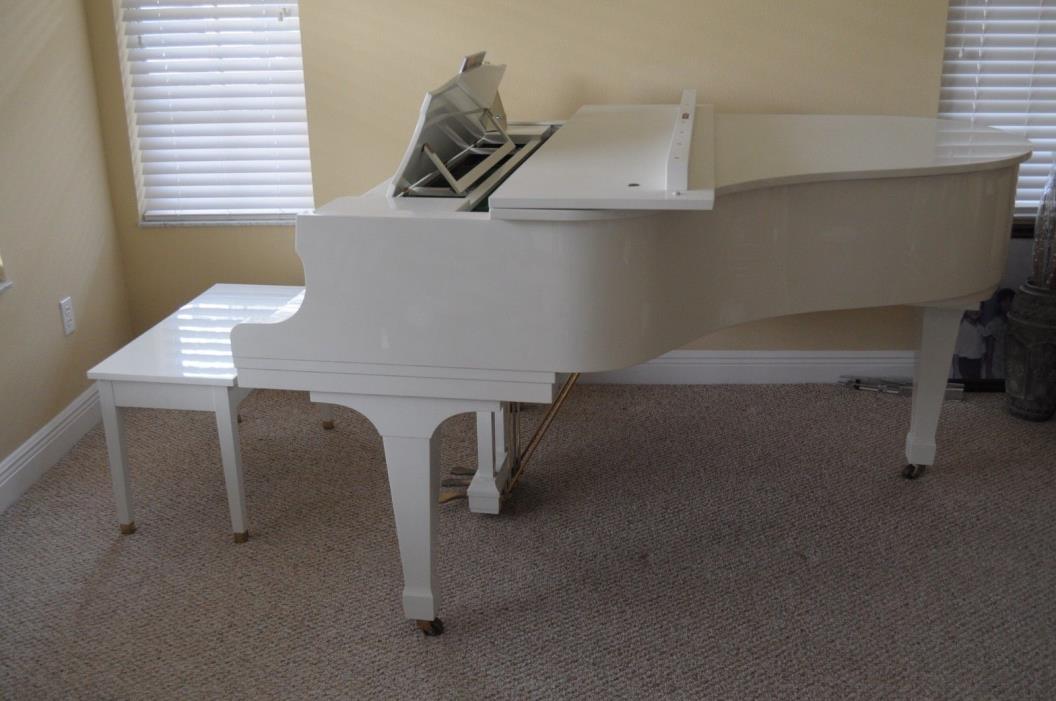 Kawai KG-2D White Grand Piano. Rarely used and selling to down size in future