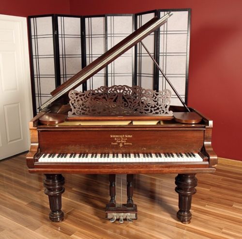 BEAUTIFUL STEINWAY AND SONS ROSEWOOD GRAND PIANO MODEL B FLOWER POT