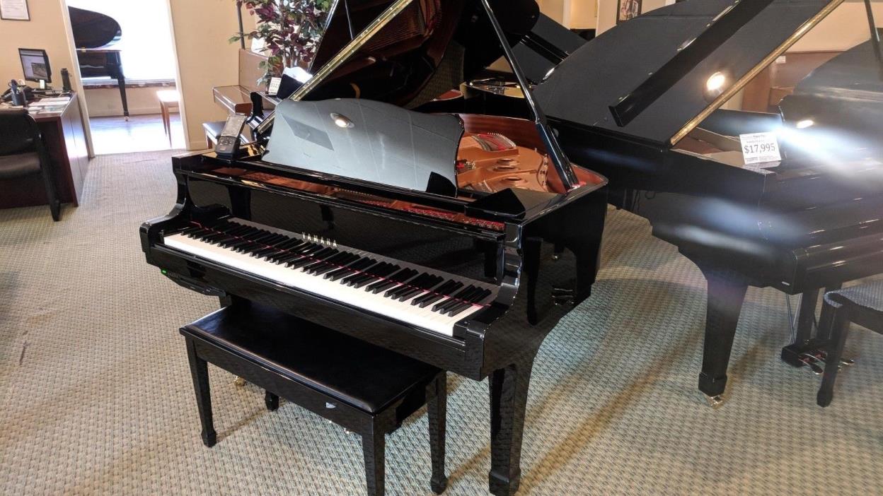Yamaha DC2 M4 Baby Grand Piano Polished Ebony