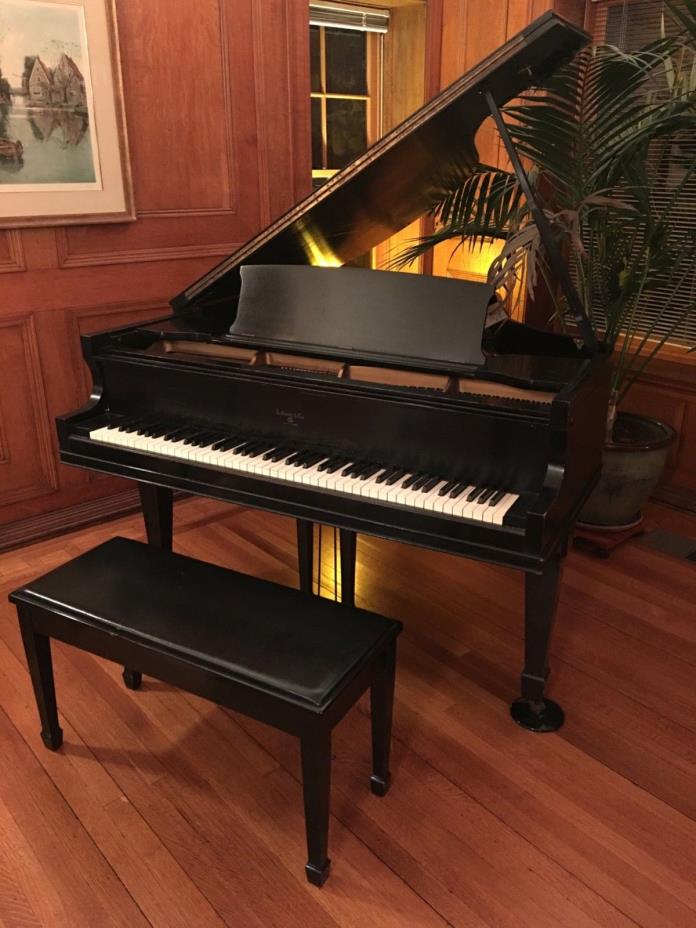 Ebony Black Baby Grand Piano Sohmer Model 57