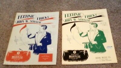 LOT OF PIANO INSTRUCTION BOOKS - TECHNIC TRICKS - BOOK ONE AND TWO