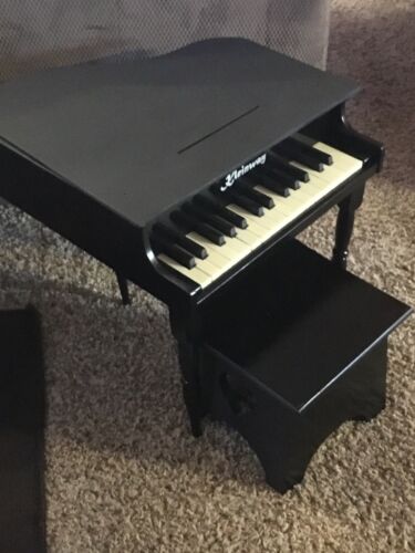 Kleinway 30 Key  Toy Piano with Bench - Black Very Nice !