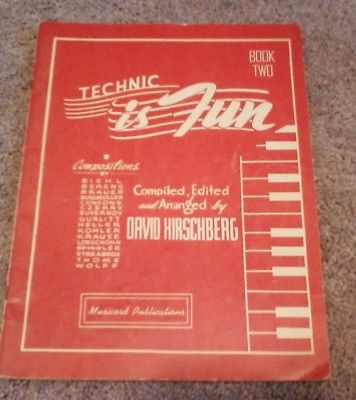 PIANO INSTRUCTION BOOK  - TECHNIC IS FUN - BOOK TWO