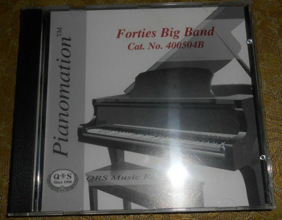 New QRS Pianomation CD Forties Big Band - Cat. No. 400504B