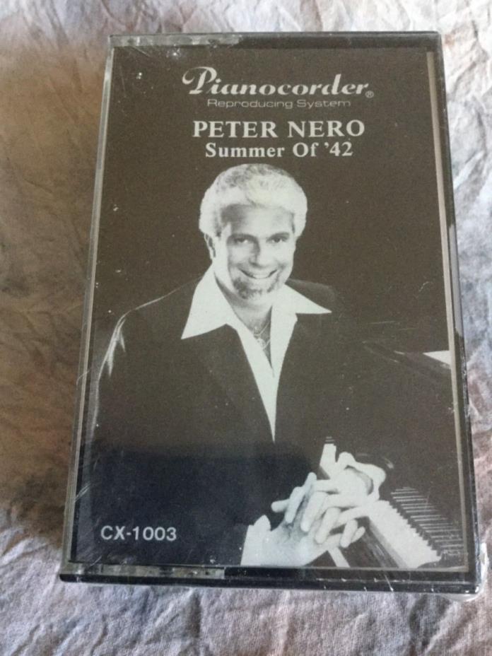 Pianocorder Reproducing System Peter Nero Summer Of ‘42 Cassette Tape New Sealed