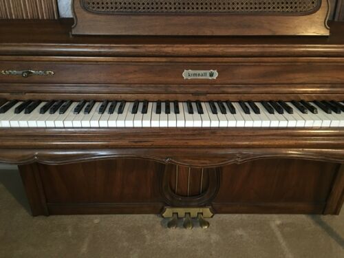 Upright Kimbal Piano With Bench