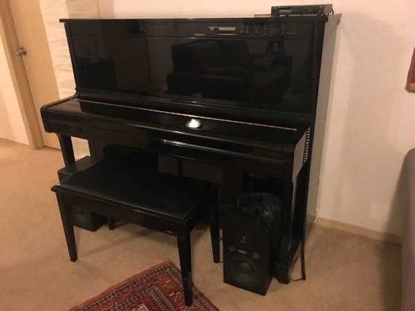 Yamaha MX100 II Disklavier Pre-Owned Upright Player Piano (U1) Watch videos