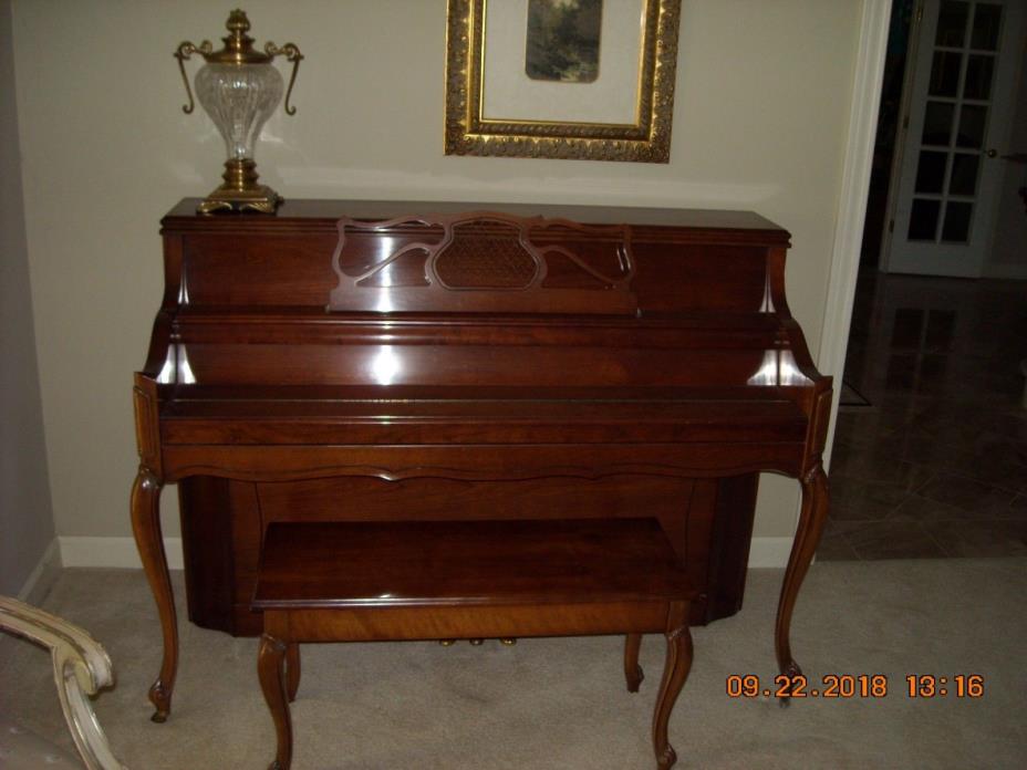 Charles Walter French Provincial Piano In Cherry