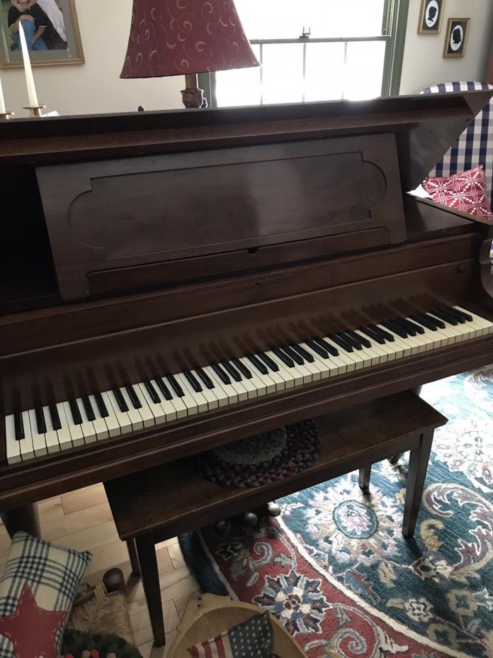 BOSTON Henry F Miller Baby Grand Piano Used Antique 1901 Great Condition Useable