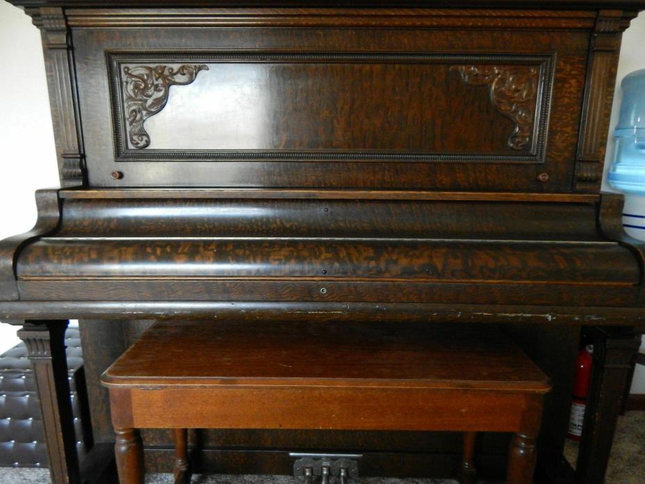 1913 Joseph Gramer Boston Upright Piano