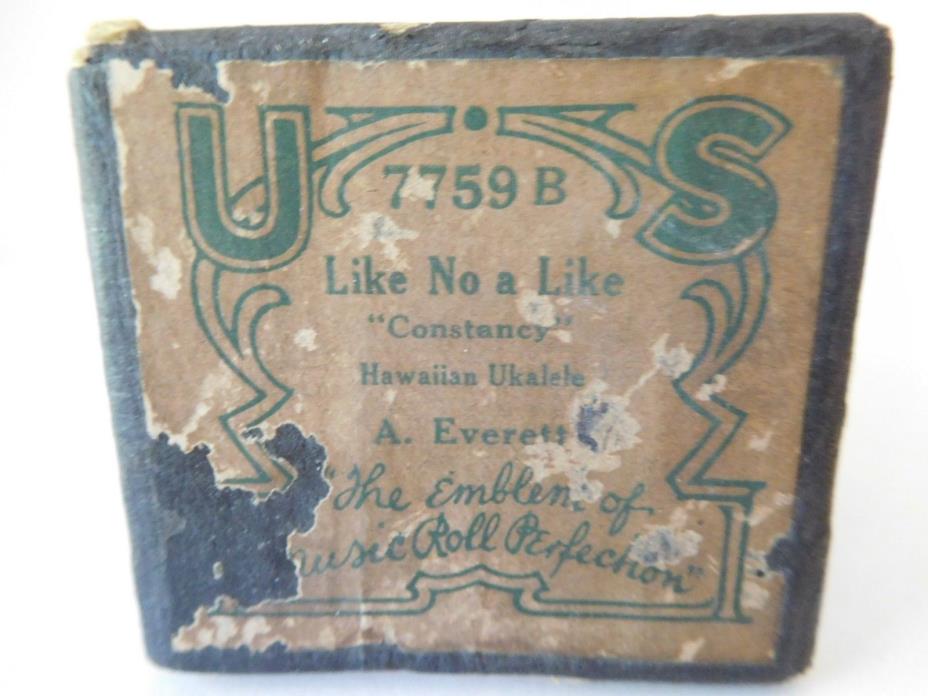 LIKE NO A LIKE - US MUSIC Player Piano  Roll 7759B - NO DAMAGE