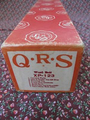 Vintage QRS Piano Roll Carousel Medley Word Roll XP-123 7 Songs