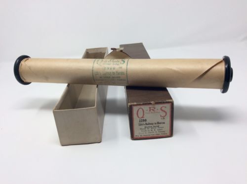 ANTIQUE VINTAGE PLAYER PIANO ROLL LIFE'S RAILWAY TO HEAVEN 2299 QRS WORD ROLL