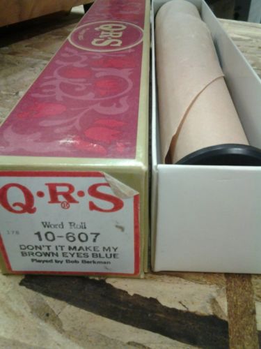 Q.R.S. QRS Piano Roll - Don't It Make My Brown Eyes Blue
