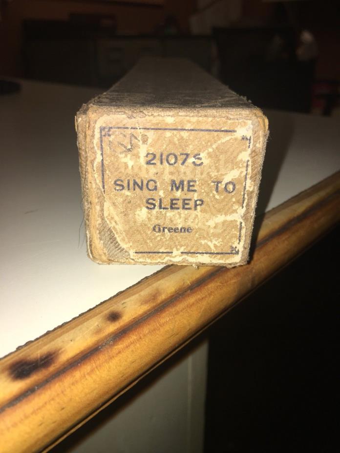 Antique Imperial Linenized Full Compass Piano Roll - 21075 - Sing Me To Sleep