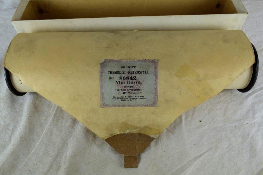 Maritana - Wallace - Four Hand - Aeolian Themodist 88 Note Player Piano Roll