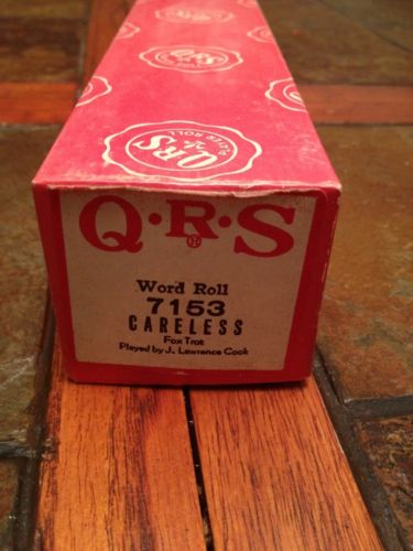 QRS Player Piano Word Roll 7153 Careless Fox Trot