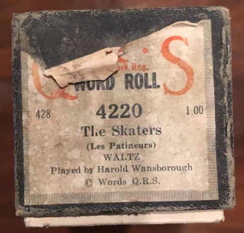 QRS Player Piano Word Roll 