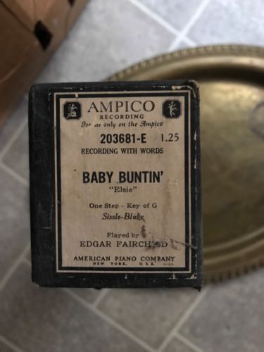 Ampico Baby Buntin’ Piano Roll